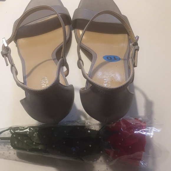 Nwt Michael by Michael kors hight heel open toes sz 10 - Picture 10 of 15